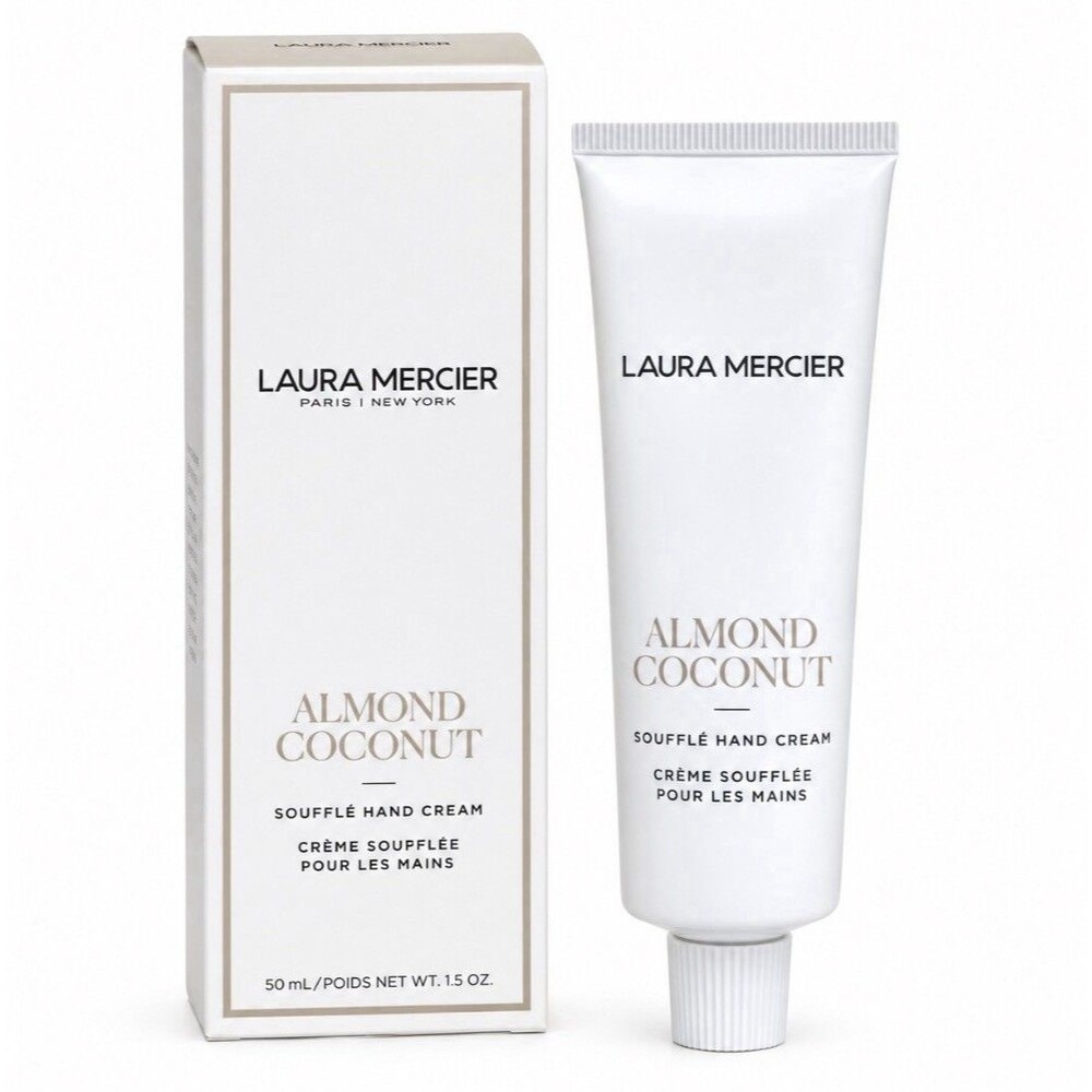 2X-Laura Mercier ALMOND COCONUT  Souffle Hand Cream -50ml/1.5oz ea NIB SEALED